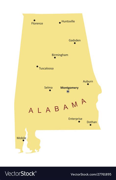 major cities of alabama|Map of Alabama Cities .
